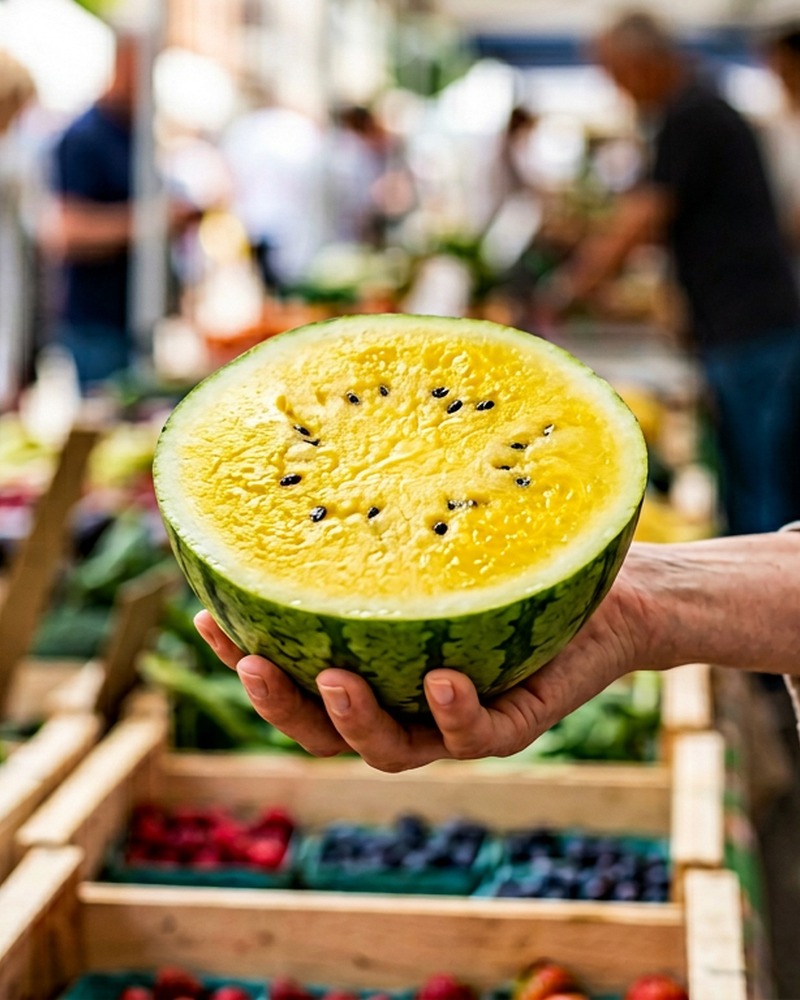 Арбуз жёлтый — фото 5